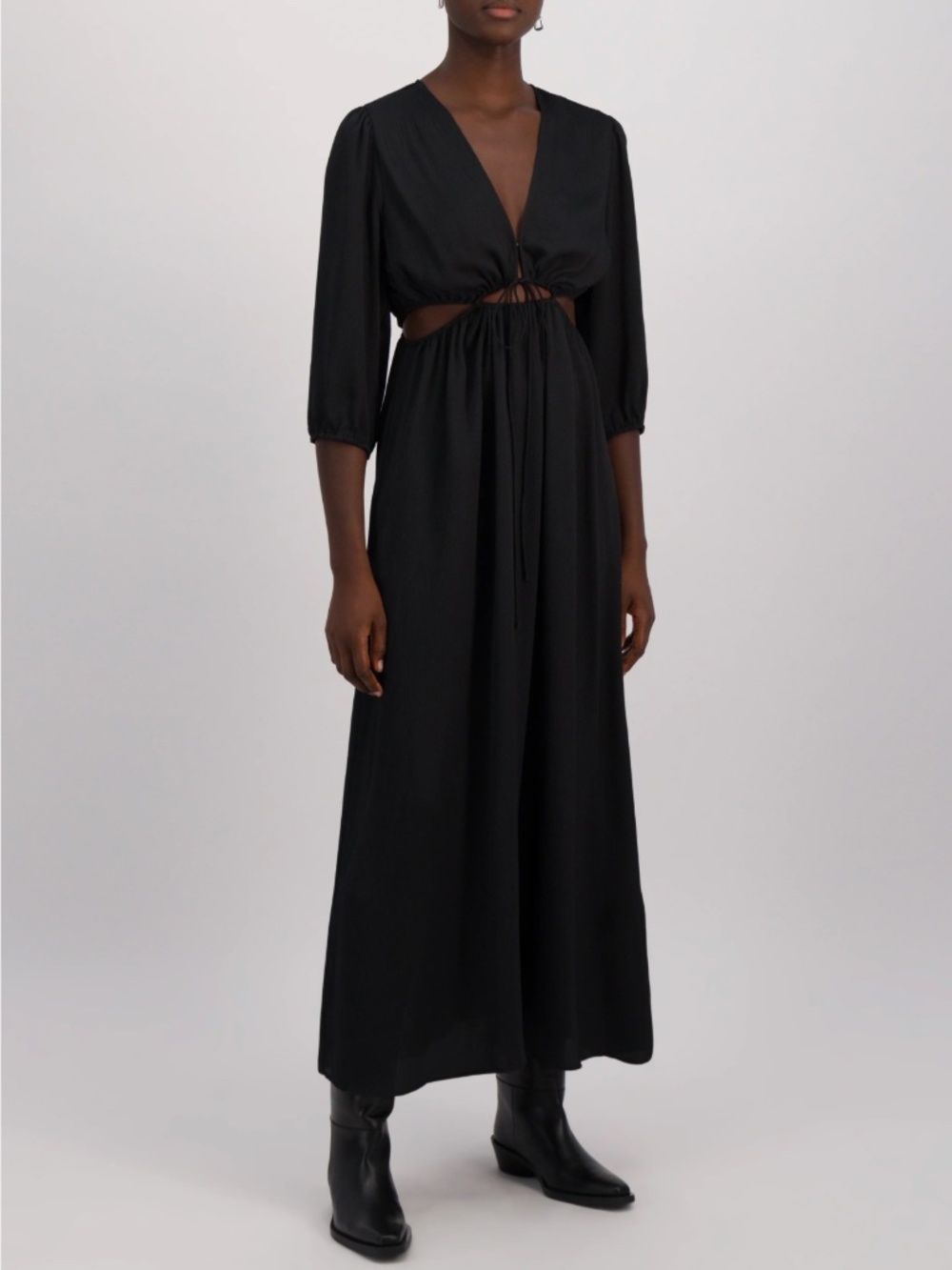 BA&SH KANEL Casual Black Dress